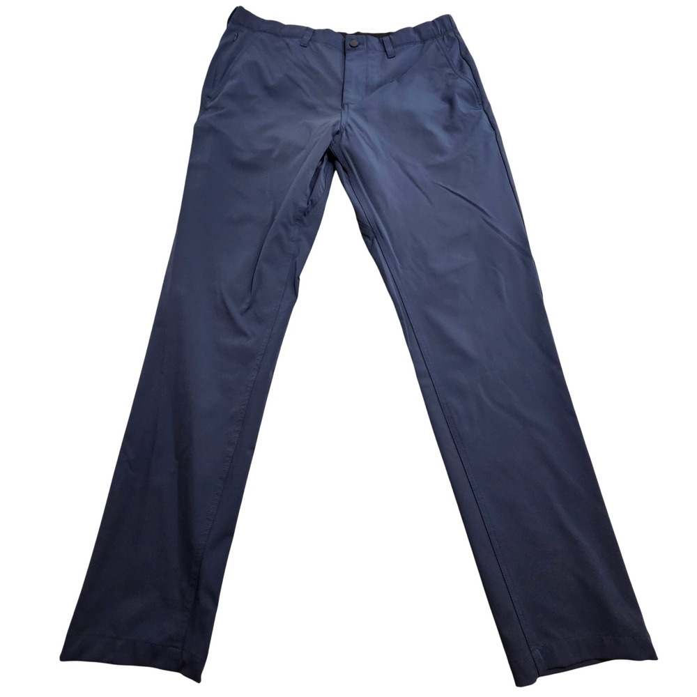 Cozy Earth All-Season Stretch Chino Pants Mens 36x32 Navy Blue Performance